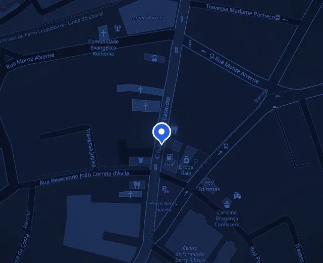 Mapa da Unidade Barreto